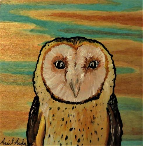 Happy Owl-SOLD 2016